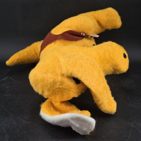 1979 Animal Fair Aarty Ardvark 15" Plush Yellow Red Vest W/Tags Vintage #2 - Picture 6 of 16